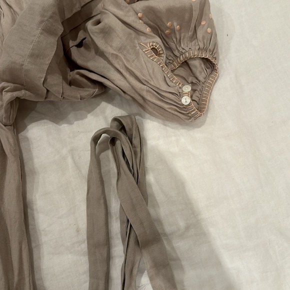 INNIKA Choo Gray Lavendar Linen Dress - Picture 6 of 6